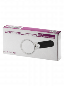 Лупа ручная увеличительная с подсветкой Орбита OT-INL19